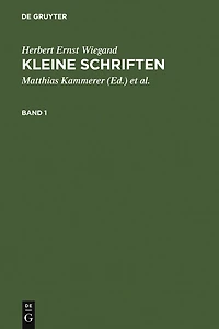 Kleine Schriften: Eine Auswahl aus den Jahren 1970-1999 in zwei Bänden. Bd 1: 1970-1988. Bd 2: 1988-1999