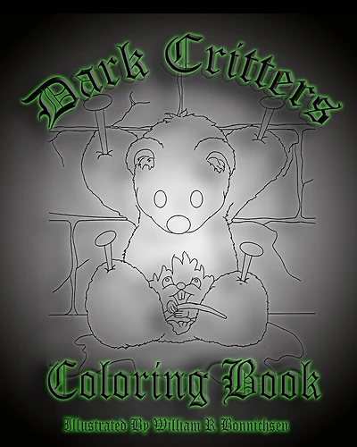 Dark Critters Coloring Book