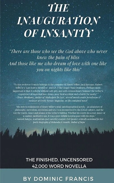 The Inauguration of Insanity (an erotic novella): (Happy Tears in Love with a Cold, Catastrophe & The Mother of Infinity)