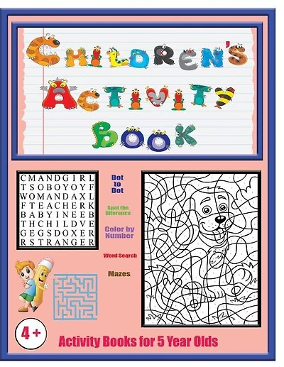 Activity Books for Year Olds: An activity book with 120 puzzles