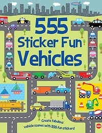 555 Sticker Fun - Vehicles
