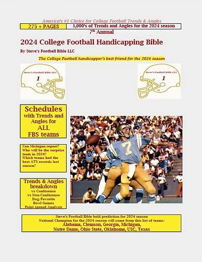 2024 College Football Handicapping Bible
