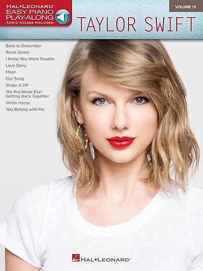 Taylor Swift: Easy Piano Play-along Volume 19