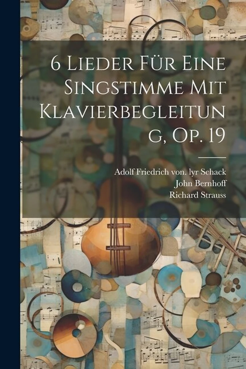6 Lieder Für Eine Singstimme Mit Klavierbegleitung