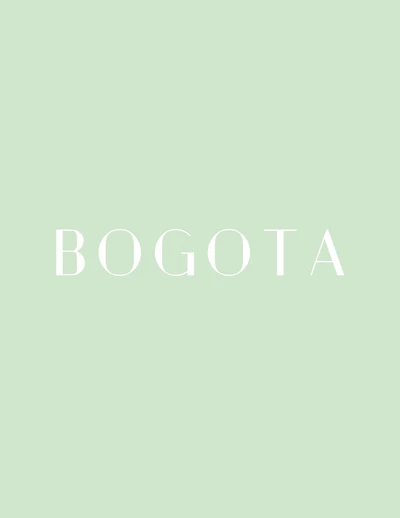 Bogota: A Decorative Book │ Perfect for Stacking on Coffee Tables & Bookshelves │ Customized Interior Design & Home Decor