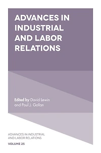 Advances Industrial and Labor Relations