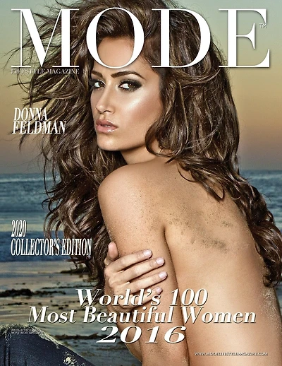 Mode Lifestyle Magazine World's 100 Most Beautiful Women 2016: 2020 Collector's Edition - Donna Feldman Cover