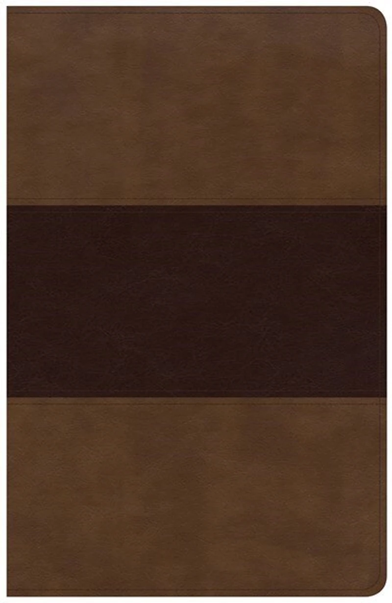KJV Large Print Personal Reference Bible, Earthen SuedeSoft LeatherTouch