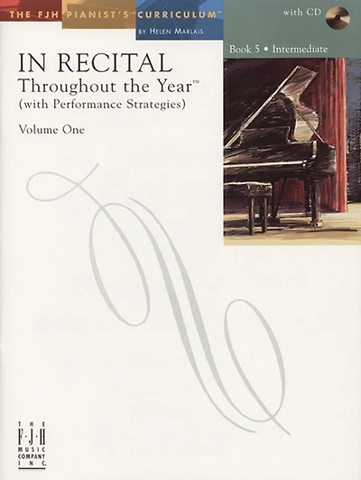 In Recital(R) Throughout the Year, Vol 1 Bk 5: with Performance Strategies