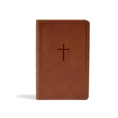 CSB Personal Bible, Holman Handcrafted Collection, Zipper Closure, Marbled Tan Premium Calfskin