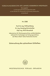 Untersuchung des spitzenlosen Schleifens