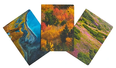 Refuge Sewn Notebook Collection (Set of 3): National Wildlife Refuge System (Gifts for Outdoor Enthusiasts and Nature Lovers, Journals for Hikers, National Parks)