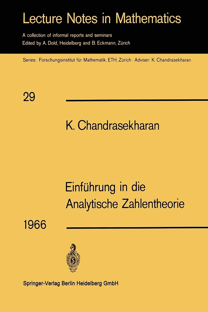 Einführung in die Analytische Zahlentheorie