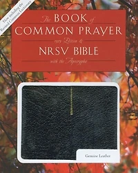 1979 Book of Common Prayer (RCL edition) and the New Revised Standard Version Bible with Apocrypha, genuine leather black, 9634AP