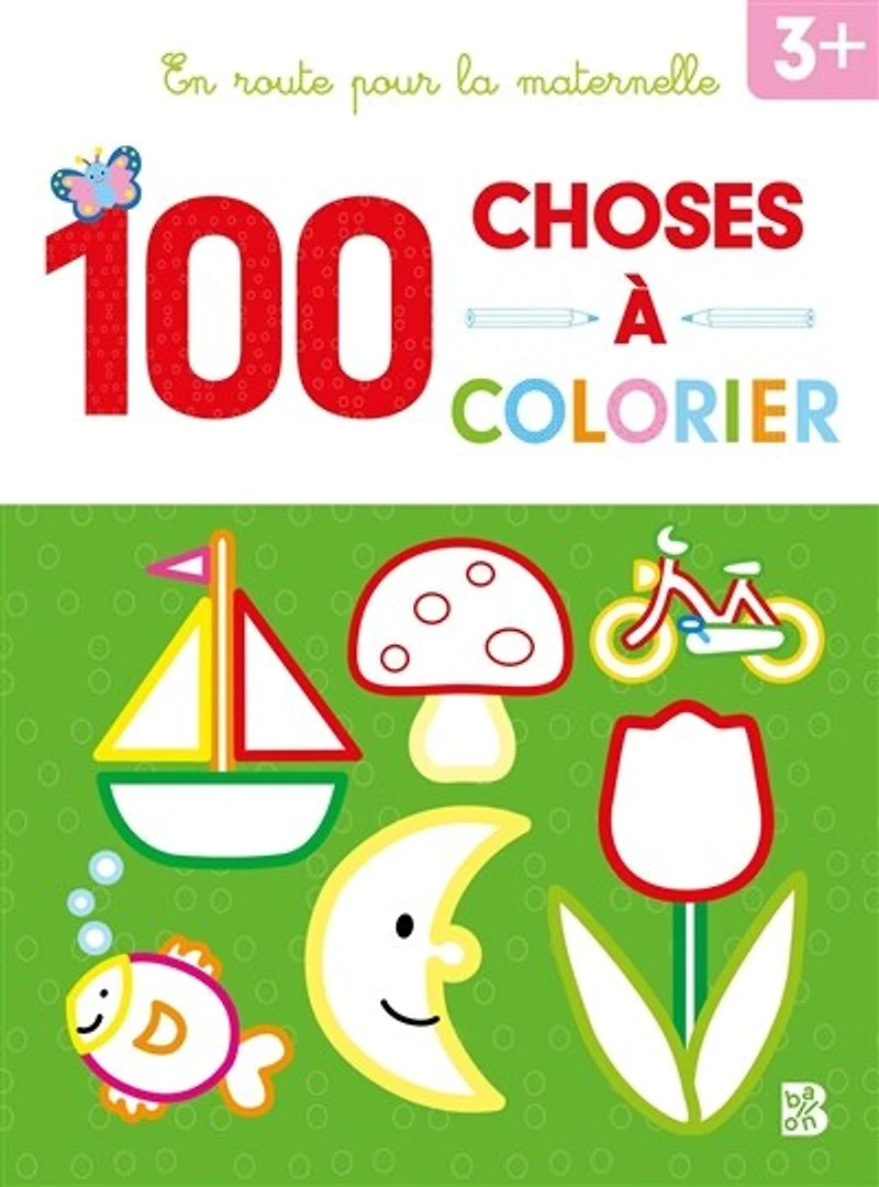 100 choses à colorier: 3 +