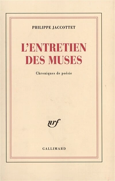 L'entretien des muses : chroniques de poésie: chroniques de poésie