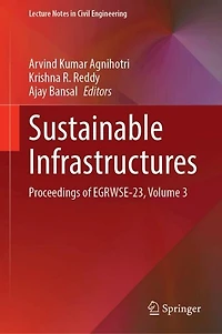 Sustainable Infrastructures: Proceedings of EGRWSE-23, Volume 3