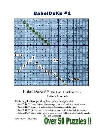 Babeldokut #1: The Fun Of Sudoku With Letters & Words