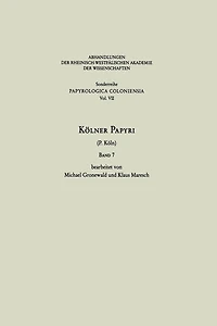 Kölner Papyri: P. Köln