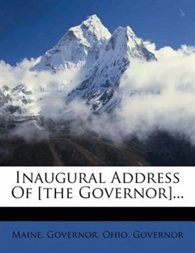 Inaugural Address of Governor