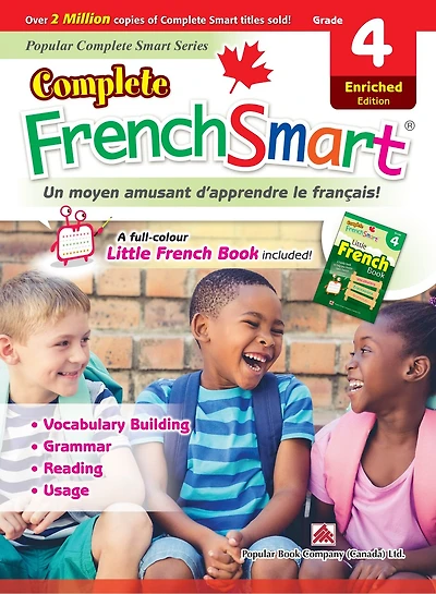 Complete Frenchsmart 4: Canadian Curriculum French Workbook For Grade 4