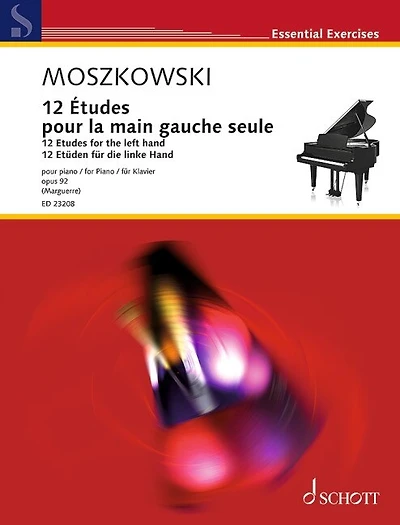 12 Etudes For The Left Hand Op. 92 for Piano