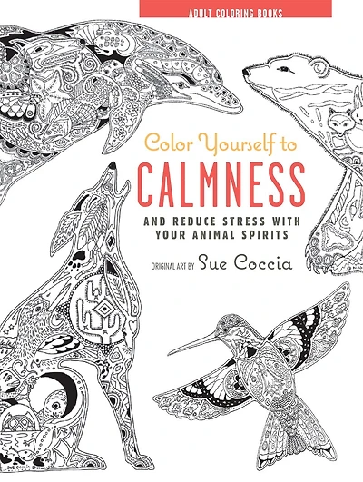 Color Yourself To Calmness Postcard Book: 20 Animal Images For Inner Peace