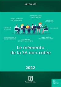 Le mémento de la SA non cotée: 2026