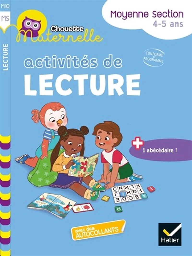 Activités de lecture pour faire mes premiers pas en !: moyenne section, 4-5 ans