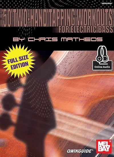 50 Two-hand Tapping Workouts For Electric Bass