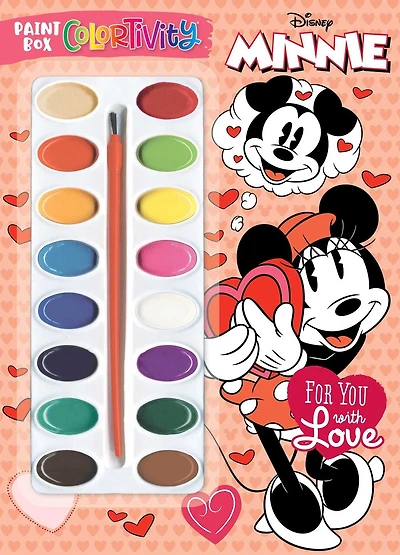 Disney Minnie: For You With Love: Paint Box Colortivity