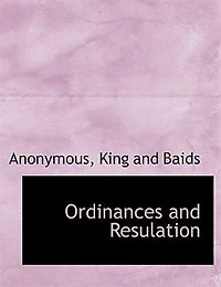 Ordinances and Resulation