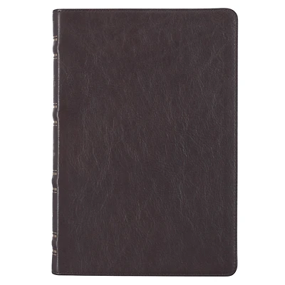 KJV Bible Thinline LP Full Grain Leather, Mahogany