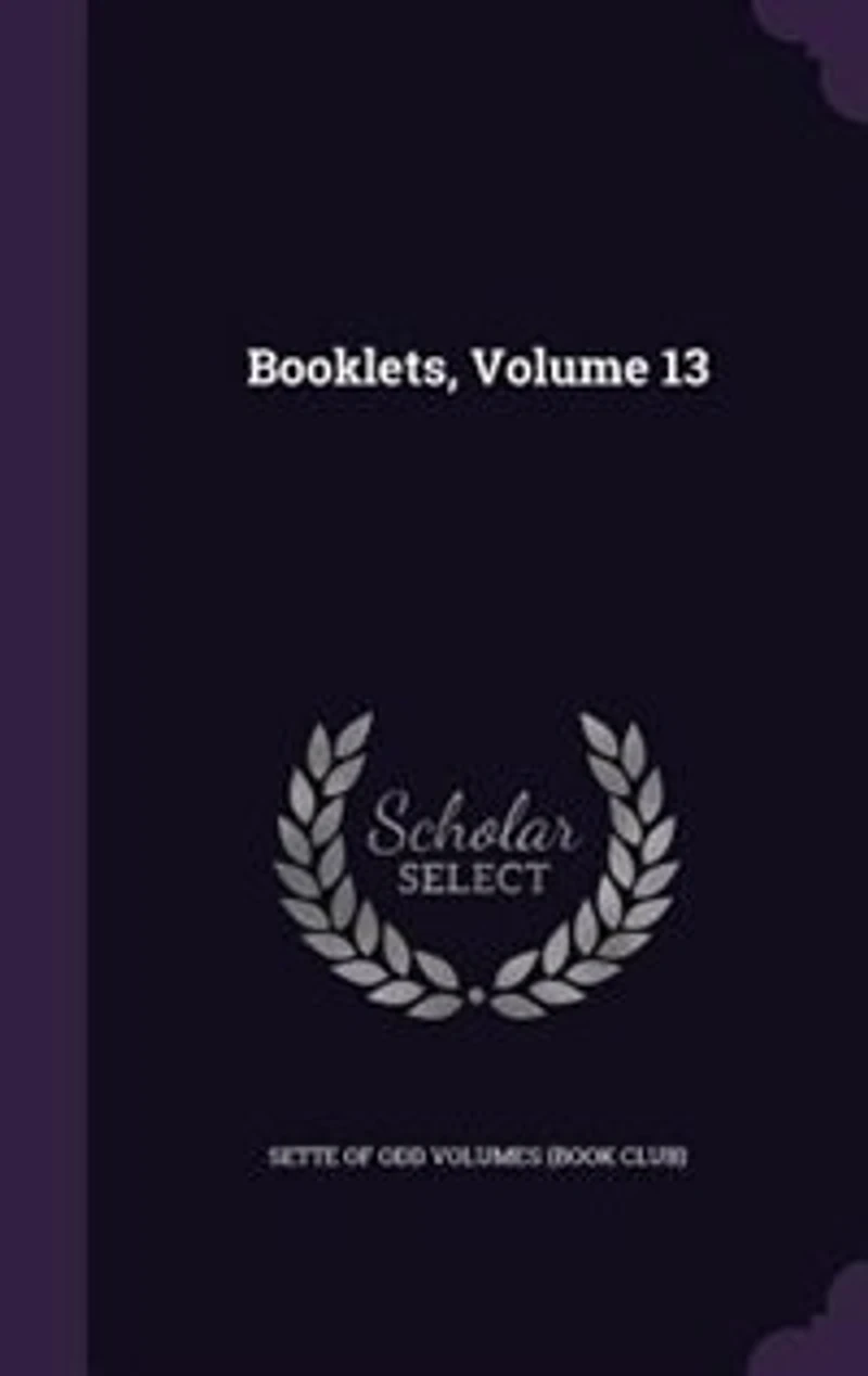 Booklets, Volume 13