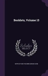 Booklets, Volume 13