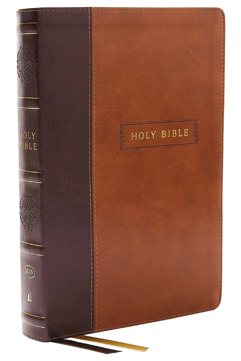 KJV Holy Bible with 73,000 Center-Column Cross References, Black Leathersoft, Red Letter, Comfort Print: King James Version