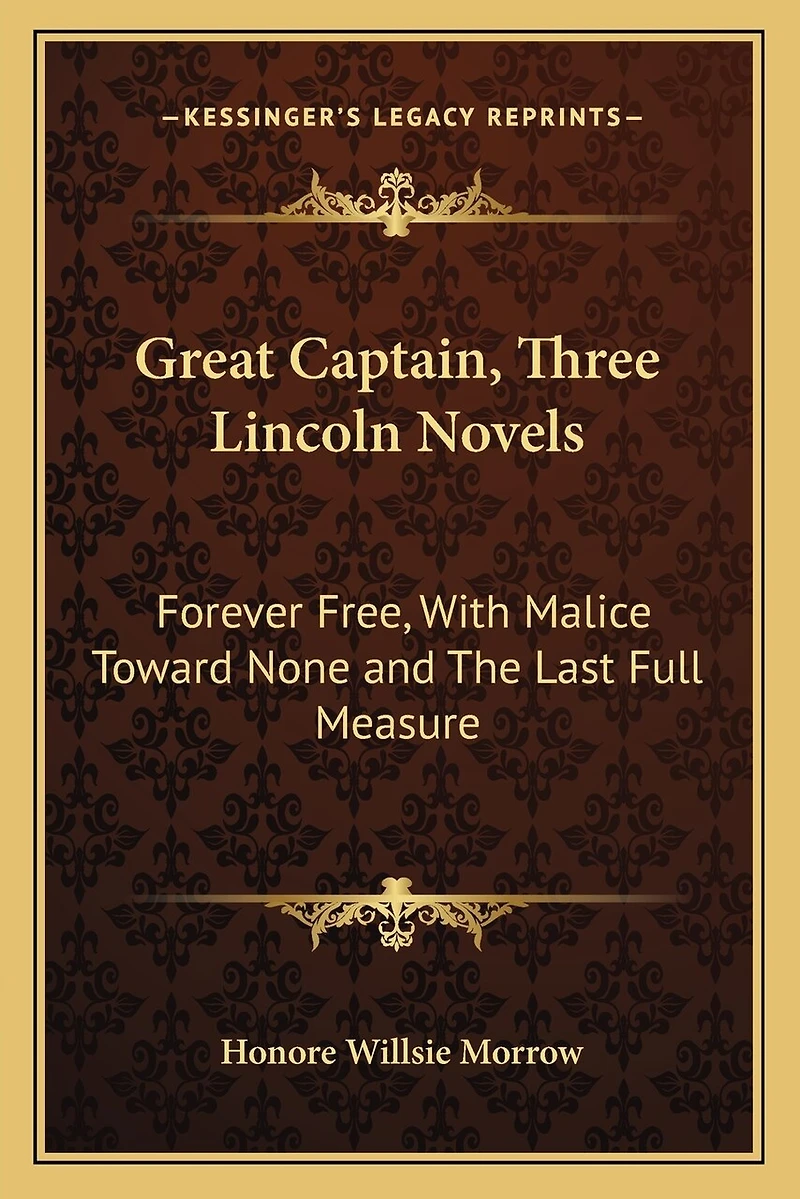 Great Captain, Three Lincoln Novels: Forever Free, With Malice Toward None and The Last Full Measure