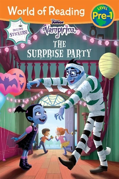 World Of Reading: Vampirina The Surprise Party (pre-level 1 Reader): With Stickers