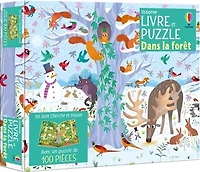 Dans la forêt : Coffret Livre et puzzle : Dès 5 ans: Coffret Livre et puzzle