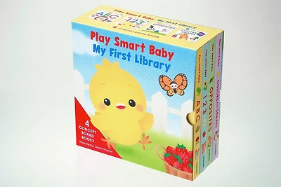 Play Smart Baby 4-Book Boxed Set: ABC, 123, Colors and Shapes, and Opposites