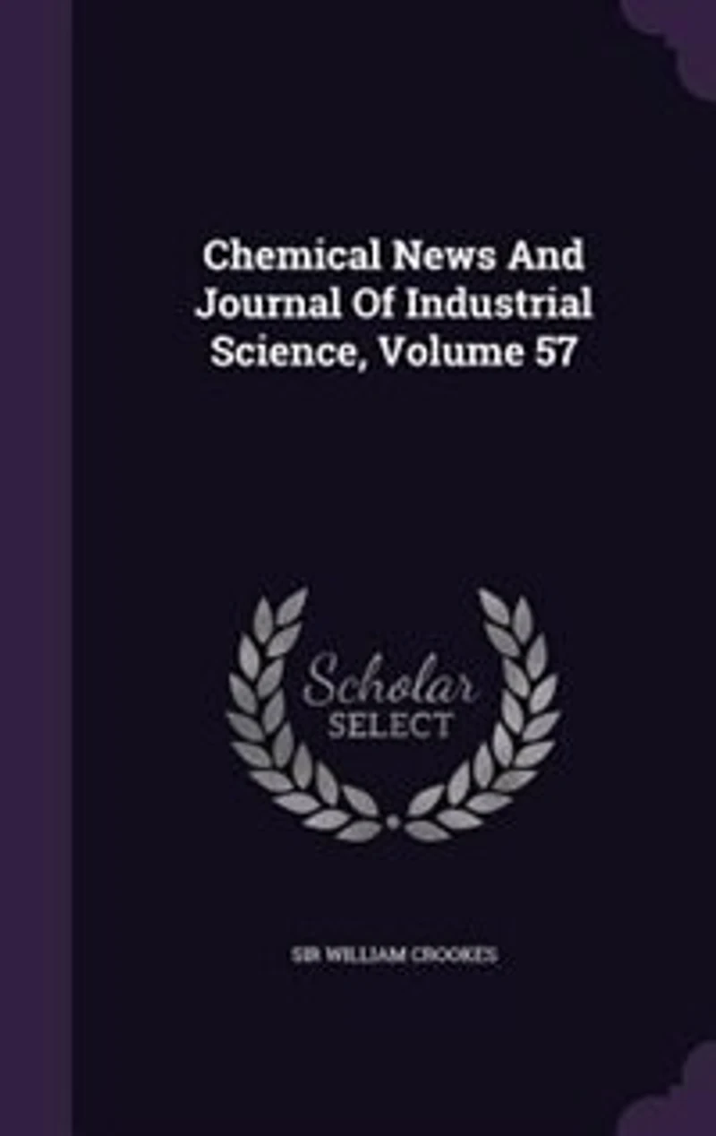 Chemical News And Journal Of Industrial Science