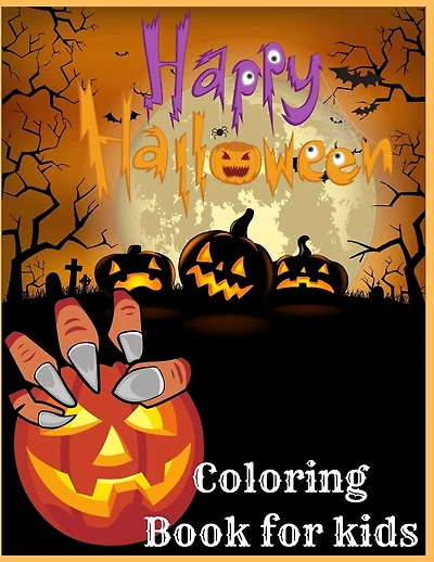 Happy Halloween Coloring Book for kids: : 40 Cute & Fun Halloween Coloring Drawings for kids.