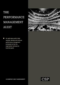 The Performance Management Audit