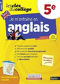 Je m'entraîne en anglais, 5e