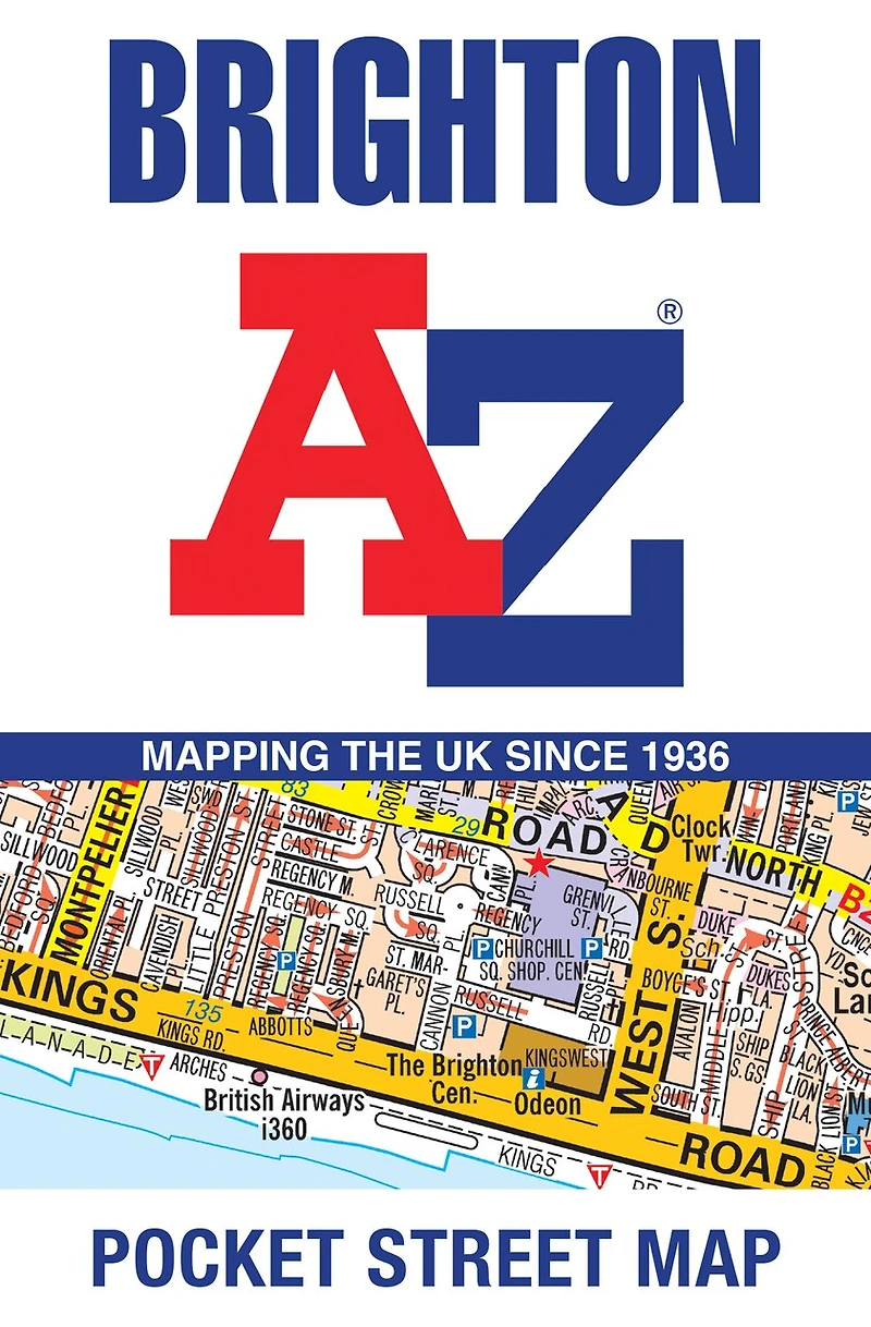 Brighton A-Z Pocket Street Map: Accurate street map for easy navigation