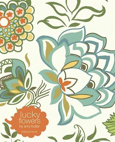 Lucky Flowers Notecard Book