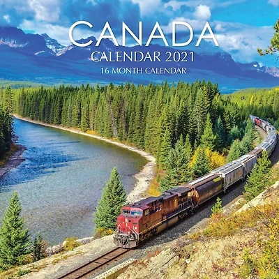 Canada Calendar 2021: 16 Month Calendar