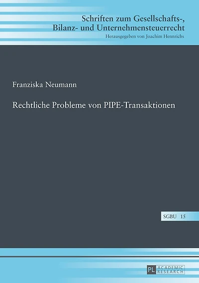 Rechtliche Probleme von PIPE-Transaktionen