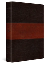 ESV Giant Print Personal Size Bible (TruTone, Forest/Tan, Trail Design)