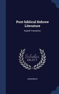 Post-biblical Hebrew Literature: English Translation
